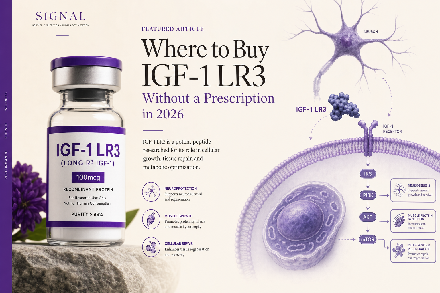 Where to Buy IGF-1 LR3 Without a Prescription in 2026
